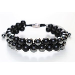 ❌Sold Out❌ Black Matte Onyx and Hematite Bracelet